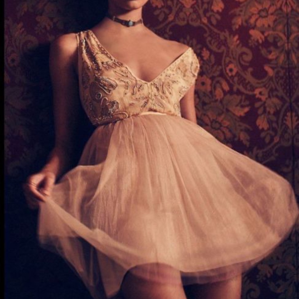 Free People Deja Vu Mini Dress